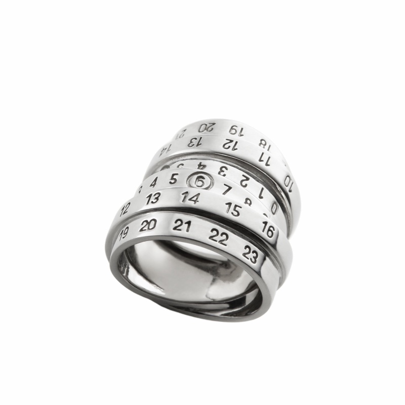 Mm6 Maison Margiela 女士 Minimal Numeric戒指S M L XL碼-0