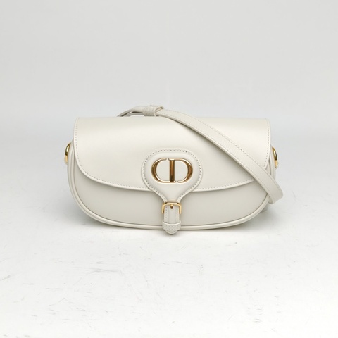 DIOR BobbyEast-West21白色牛皮金扣2022肩背包