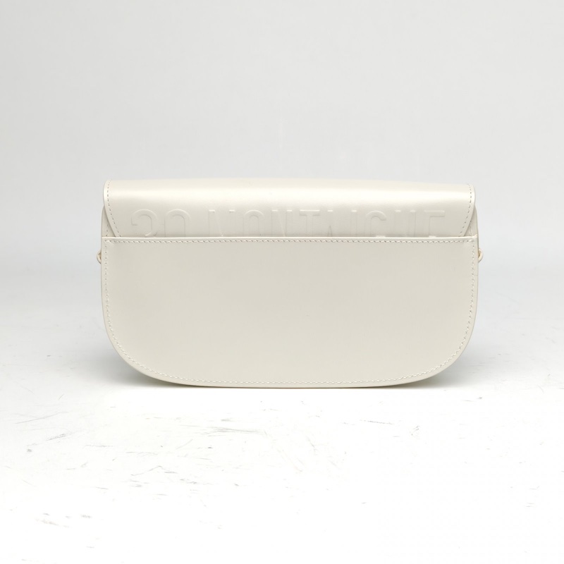 DIOR BobbyEast-West21白色牛皮金扣2022肩背包-2