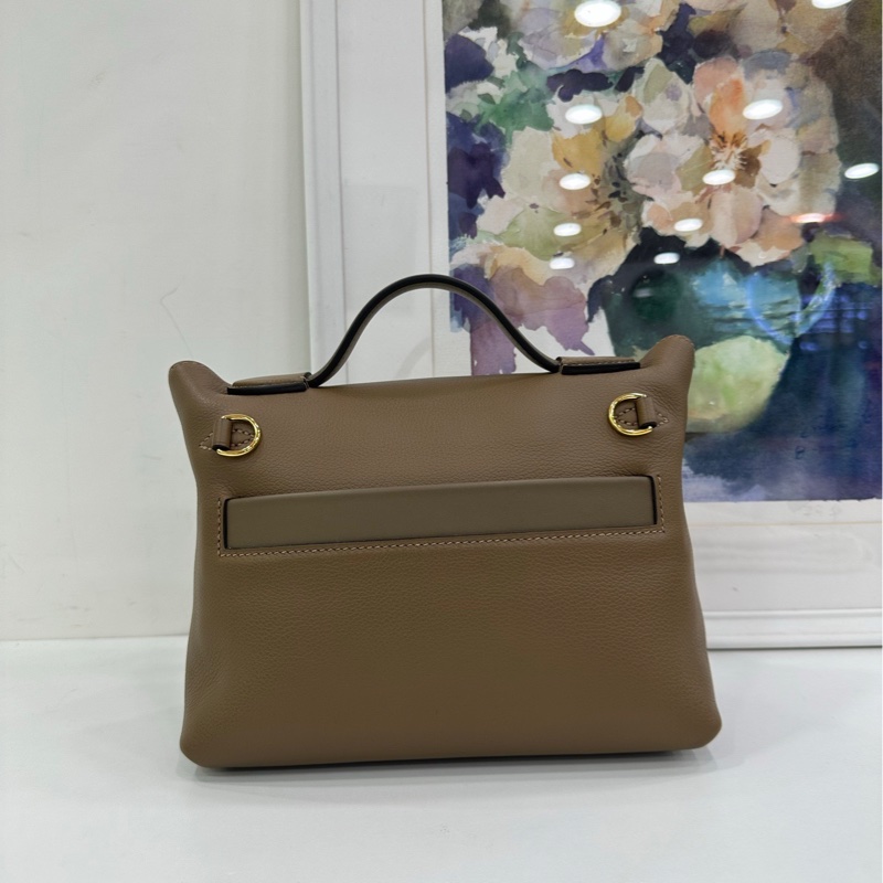 HERMES 愛馬仕mini 2424 大象灰 金扣 Z刻 Ec皮 有購證-2