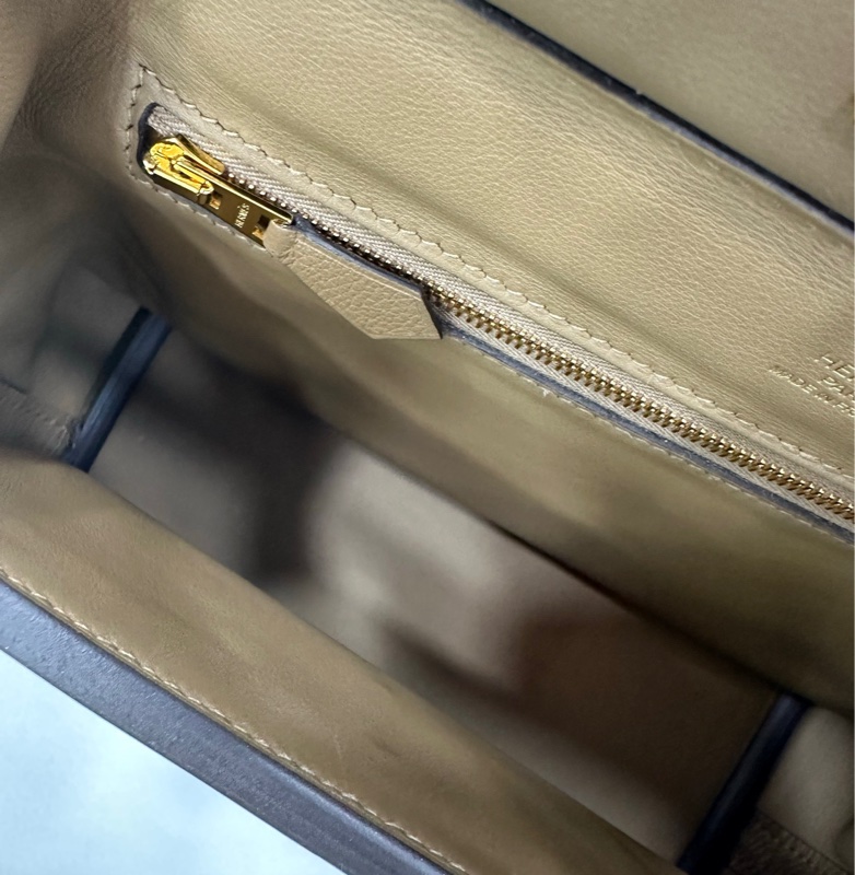 HERMES 愛馬仕mini 2424 大象灰 金扣 Z刻 Ec皮 有購證-8