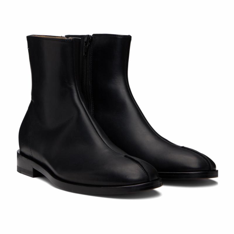 Mm6 Maison Margiela 女士 圓頭短筒靴35.5 36 36.5 37 39 40碼-0