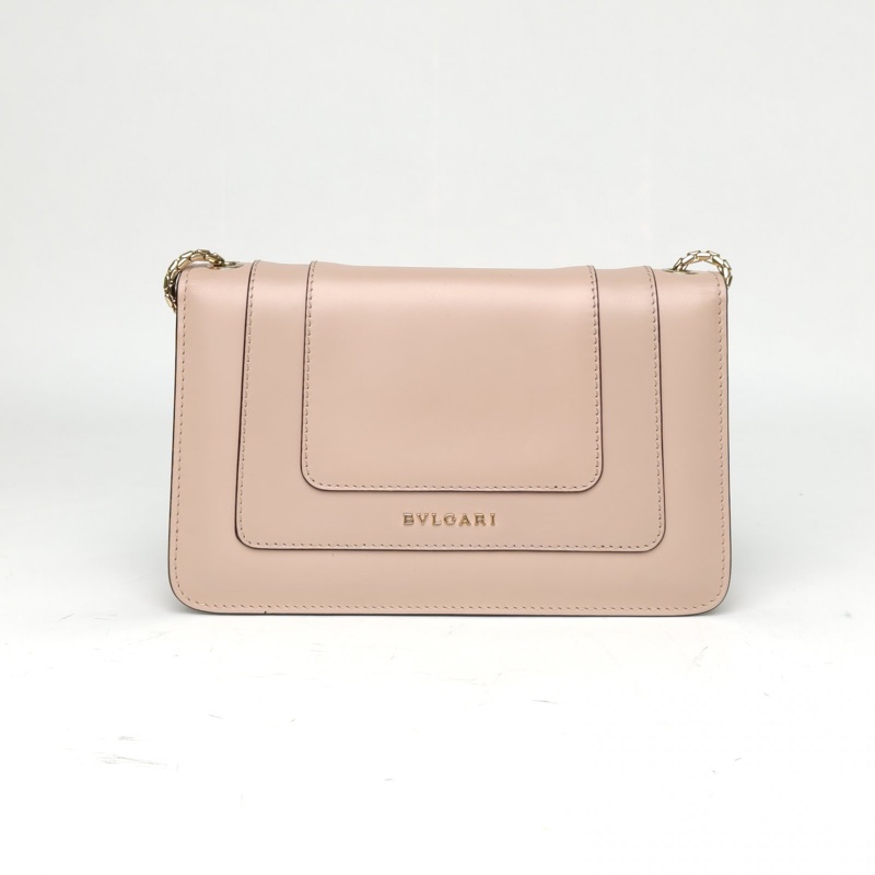 BVLGARI SerpentiForever蛇頭包woc22粉色牛皮肩背包-2