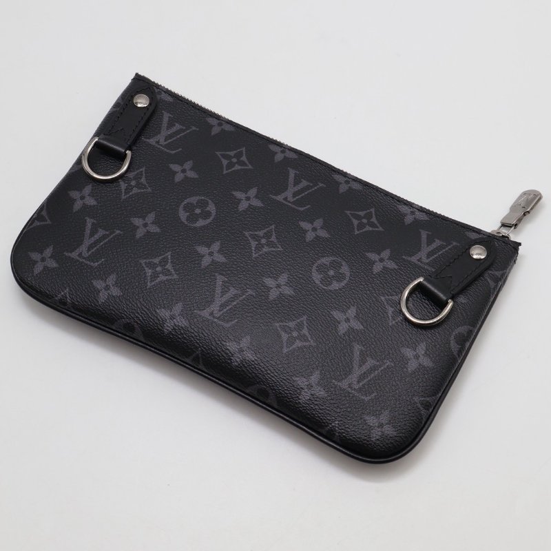 LOUIS VUITTON Trio三合一黑武士郵差包-11