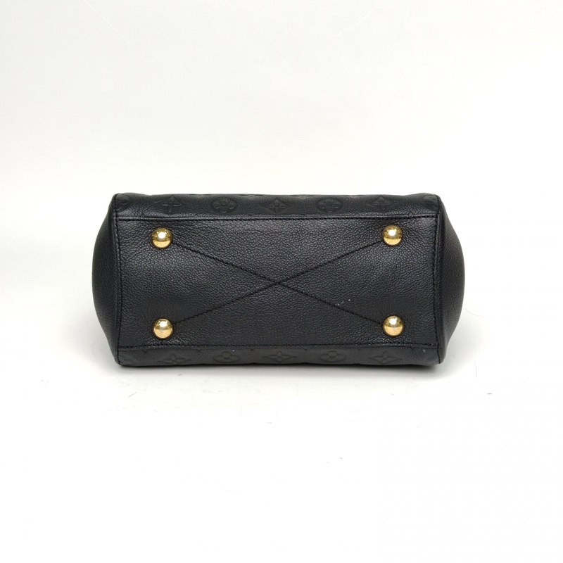 LOUIS VUITTON Montaigne蒙田BB29黑色牛皮金扣2015肩背包-3