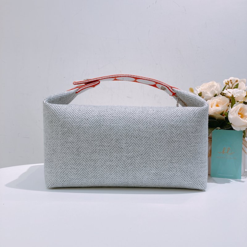 TW4735 Hermes 愛馬仕 飯盒包 大號 動物部落系列Animaux Blacks Case Large Cotton Granit-1