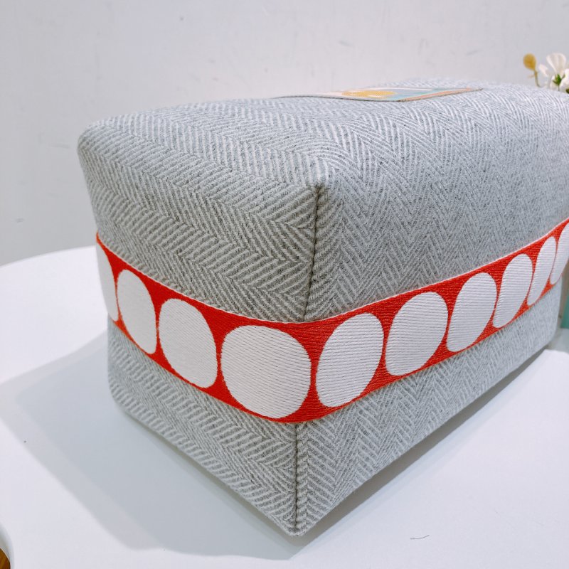 TW4735 Hermes 愛馬仕 飯盒包 大號 動物部落系列Animaux Blacks Case Large Cotton Granit-5