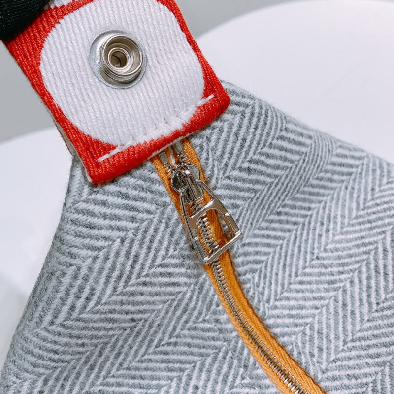 TW4735 Hermes 愛馬仕 飯盒包 大號 動物部落系列Animaux Blacks Case Large Cotton Granit-11