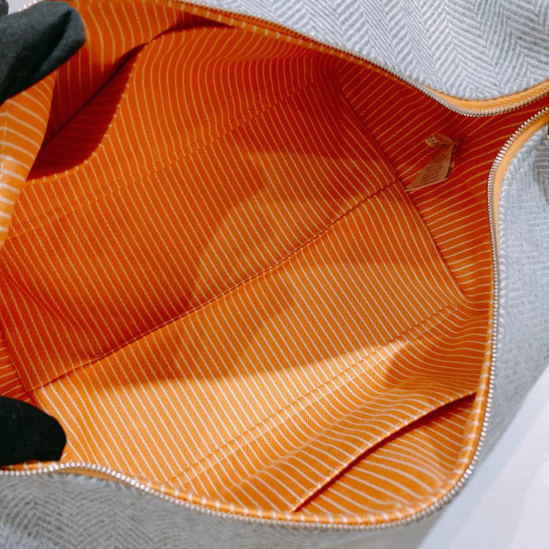 TW4735 Hermes 愛馬仕 飯盒包 大號 動物部落系列Animaux Blacks Case Large Cotton Granit-14