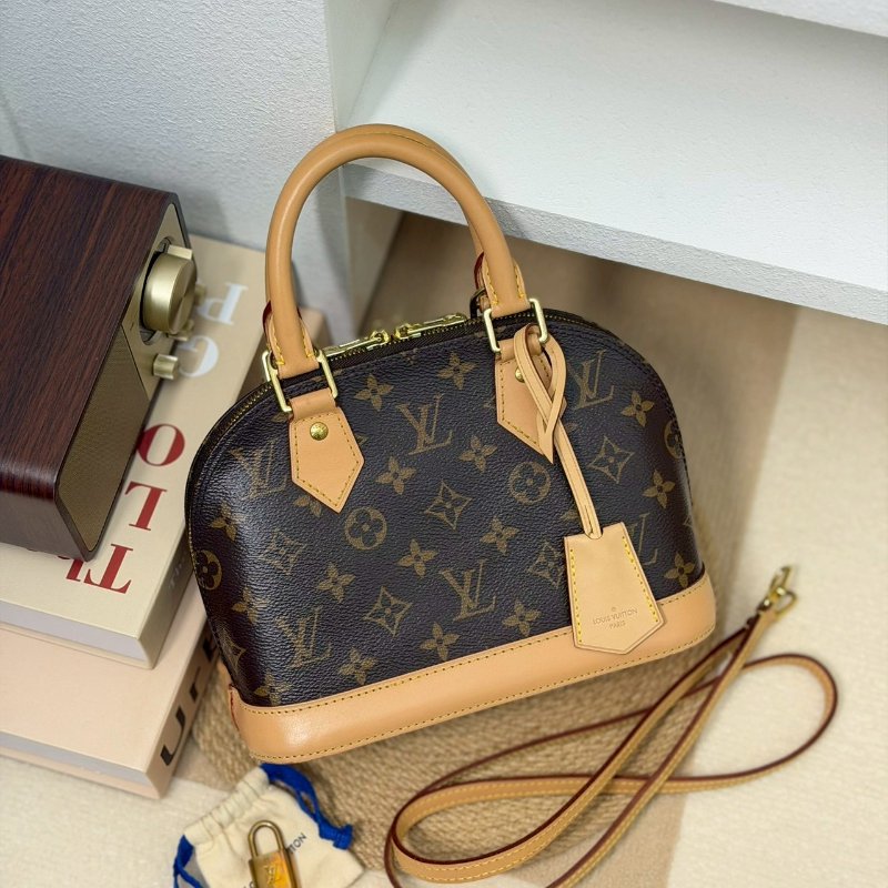 （超甜價！請把握🫶🏻🫶🏻）🏷LV 路易威登．Alma BB 老花貝殼包 M46990/客人寄賣-0