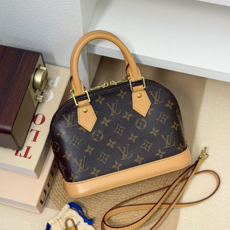 （超甜價！請把握🫶🏻🫶🏻）🏷LV 路易威登．Alma BB 老花貝殼包 M46990/客人寄賣-1