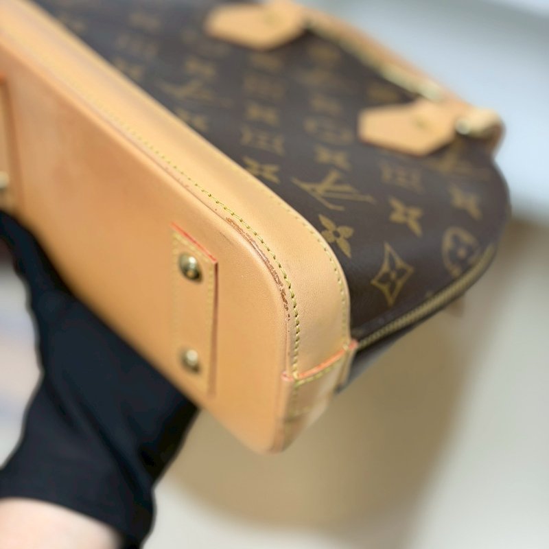 （超甜價！請把握🫶🏻🫶🏻）🏷LV 路易威登．Alma BB 老花貝殼包 M46990/客人寄賣-5