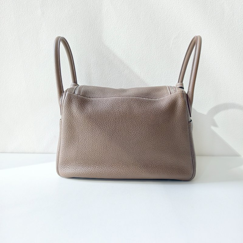 愛馬仕/Hermes 大象灰銀扣lindy30 c刻 2018年 尺寸：30×19×16cm 98新-1