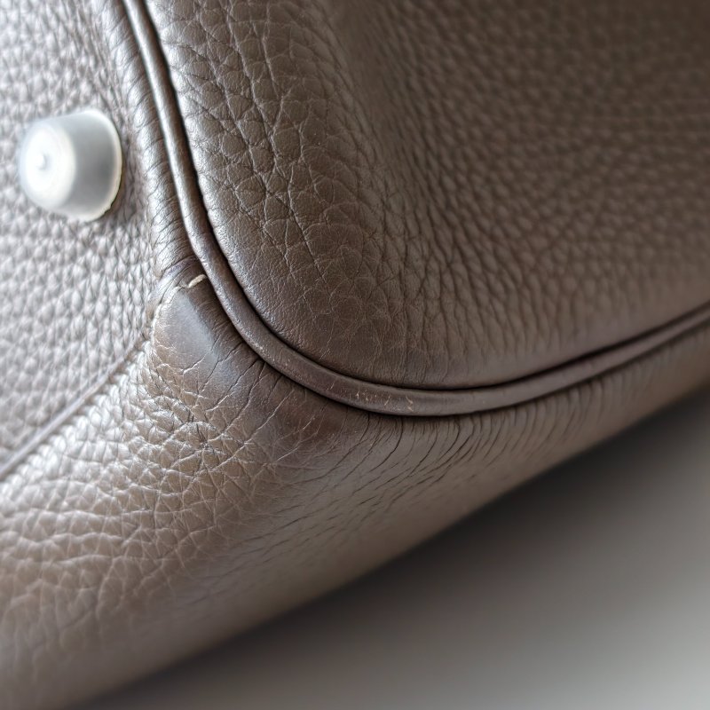 愛馬仕/Hermes 大象灰銀扣lindy30 c刻 2018年 尺寸：30×19×16cm 98新-20