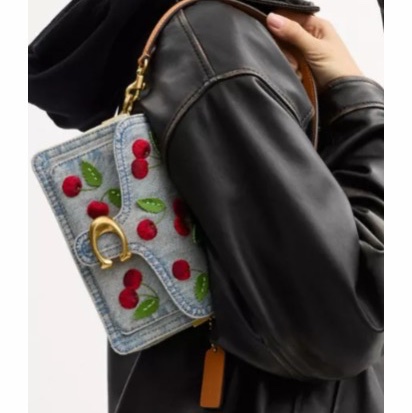 Coach 女士 Tabby 櫻桃刺繡單肩包均碼碼20cm*7cm*10.8cm-1