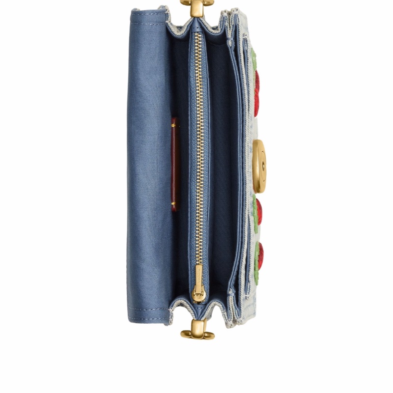 Coach 女士 Tabby 櫻桃刺繡單肩包均碼碼20cm*7cm*10.8cm-3