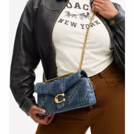 Coach 女士 帶絎縫設計單肩包均碼碼26cm*8cm*14cm-2