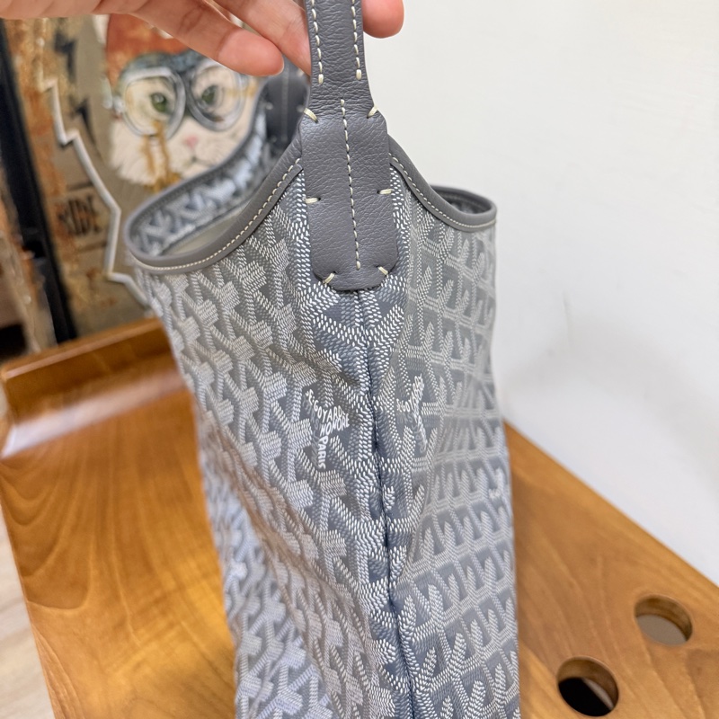 未使用品✨超賠售Goyard hobo灰色 好裝又好揹 最耐看的灰色🩶真的好難買啊啊啊-10
