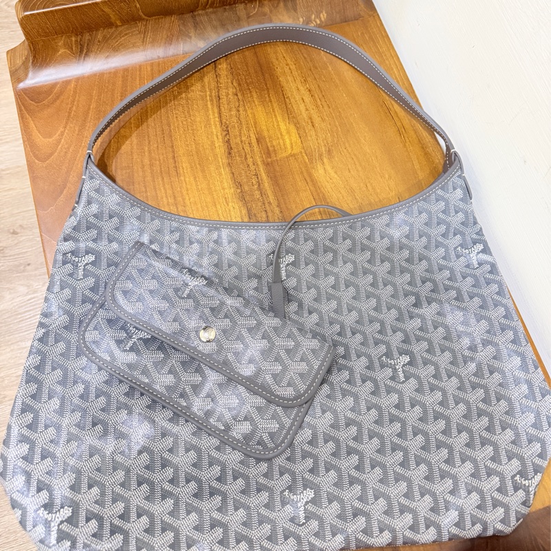 未使用品✨超賠售Goyard hobo灰色 好裝又好揹 最耐看的灰色🩶真的好難買啊啊啊-27