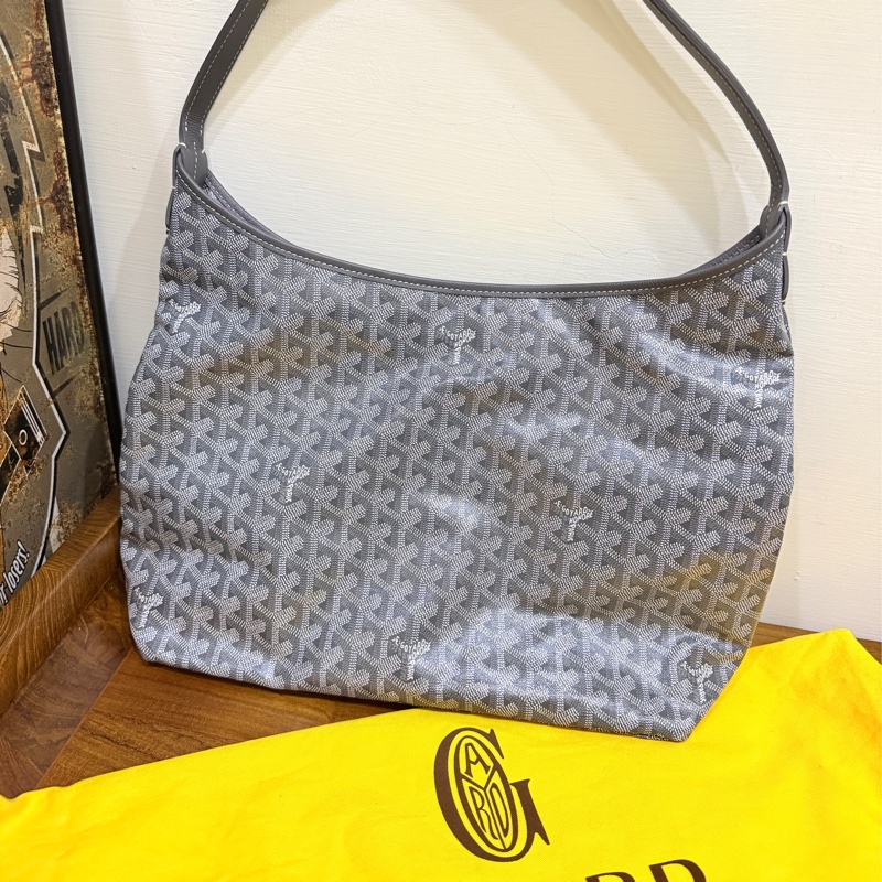 未使用品✨超賠售Goyard hobo灰色 好裝又好揹 最耐看的灰色🩶真的好難買啊啊啊-28