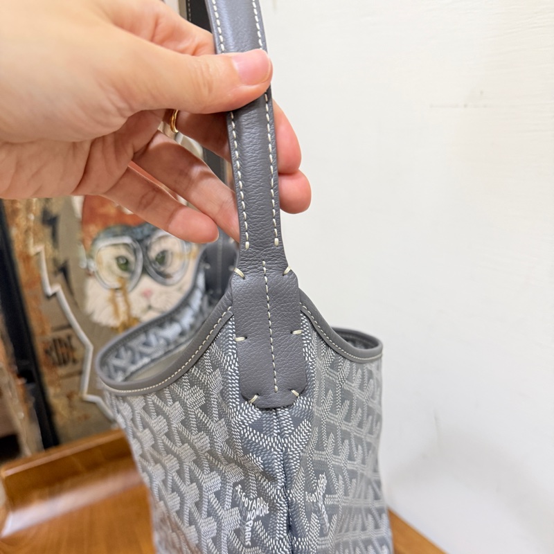 未使用品✨超賠售Goyard hobo灰色 好裝又好揹 最耐看的灰色🩶真的好難買啊啊啊-29
