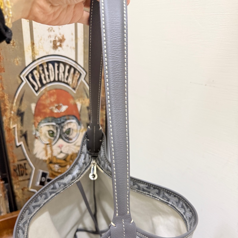 未使用品✨超賠售Goyard hobo灰色 好裝又好揹 最耐看的灰色🩶真的好難買啊啊啊-30