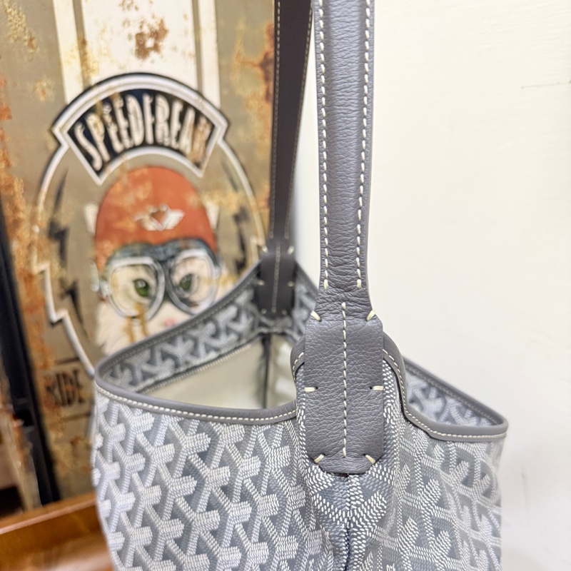 未使用品✨超賠售Goyard hobo灰色 好裝又好揹 最耐看的灰色🩶真的好難買啊啊啊-34
