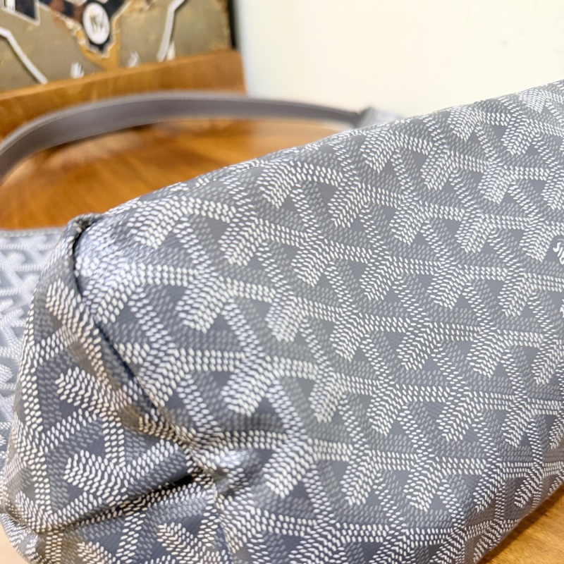 未使用品✨超賠售Goyard hobo灰色 好裝又好揹 最耐看的灰色🩶真的好難買啊啊啊-35