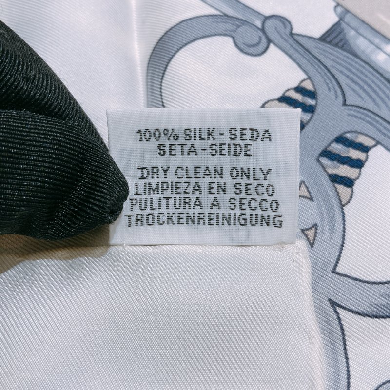 TW4734 Hermes 愛馬仕90絲巾 方巾 En Soie Carre 90 x 90 cm Cliquetis Silk Scarf-6