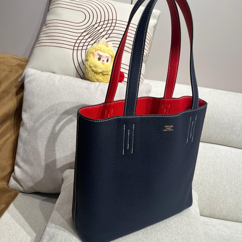 Hermes Double sens 28 tote bag STAMP X-1