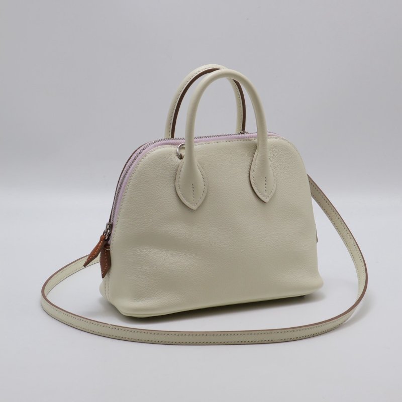 HERMES Mini bolide - 蘑菇白/夢幻紫/金棕 B-4