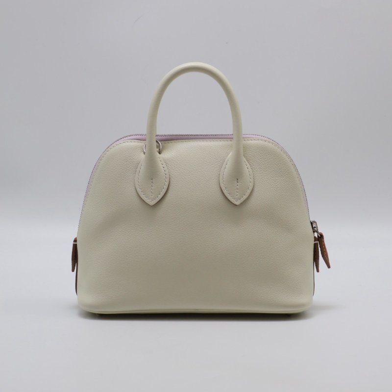 HERMES Mini bolide - 蘑菇白/夢幻紫/金棕 B-5