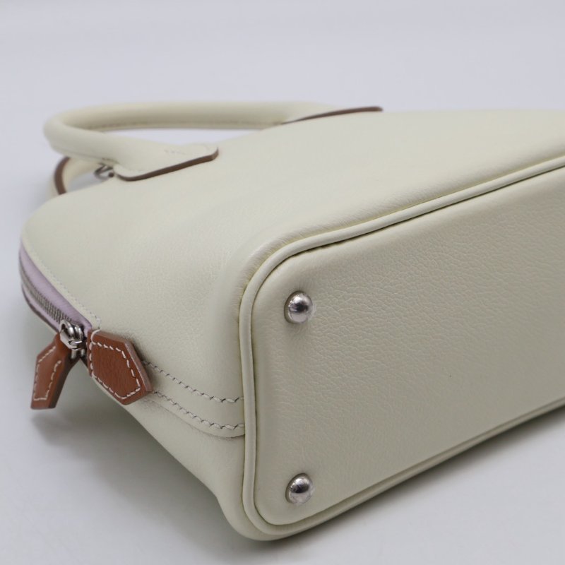 HERMES Mini bolide - 蘑菇白/夢幻紫/金棕 B-13