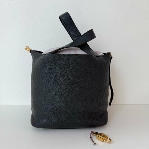 Hermes 爱马仕菜篮子 22寸  黑金Z刻 2021年