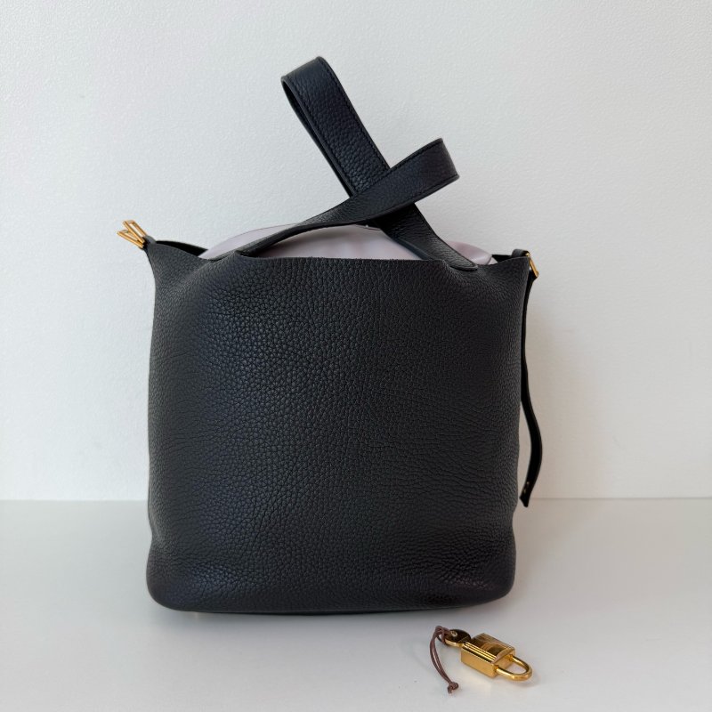 Hermes 爱马仕菜篮子 22寸  黑金Z刻 2021年-0