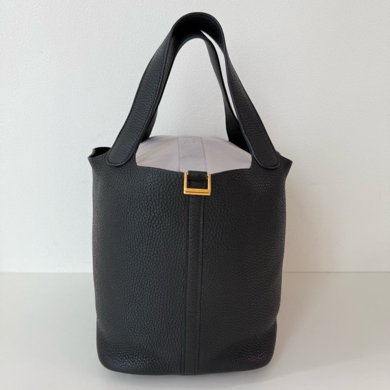 Hermes 爱马仕菜篮子 22寸  黑金Z刻 2021年-3