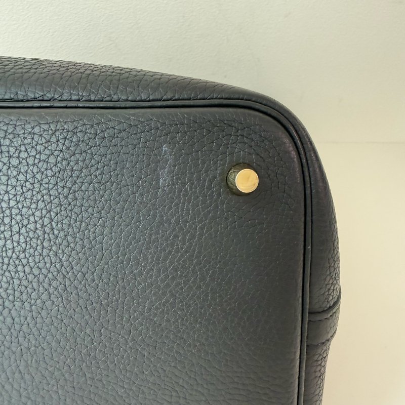 Hermes 爱马仕菜篮子 22寸  黑金Z刻 2021年-18