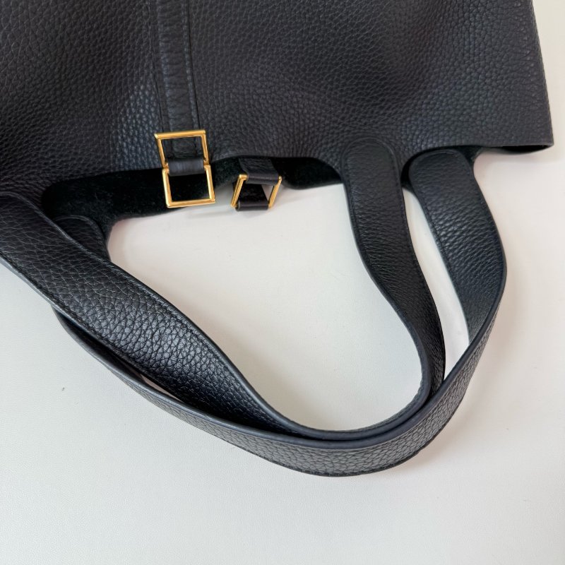 Hermes 爱马仕菜篮子 22寸  黑金Z刻 2021年-19