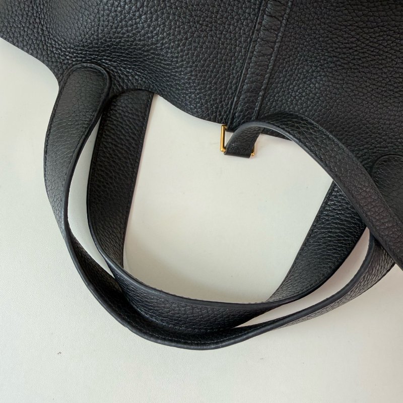 Hermes 爱马仕菜篮子 22寸  黑金Z刻 2021年-20