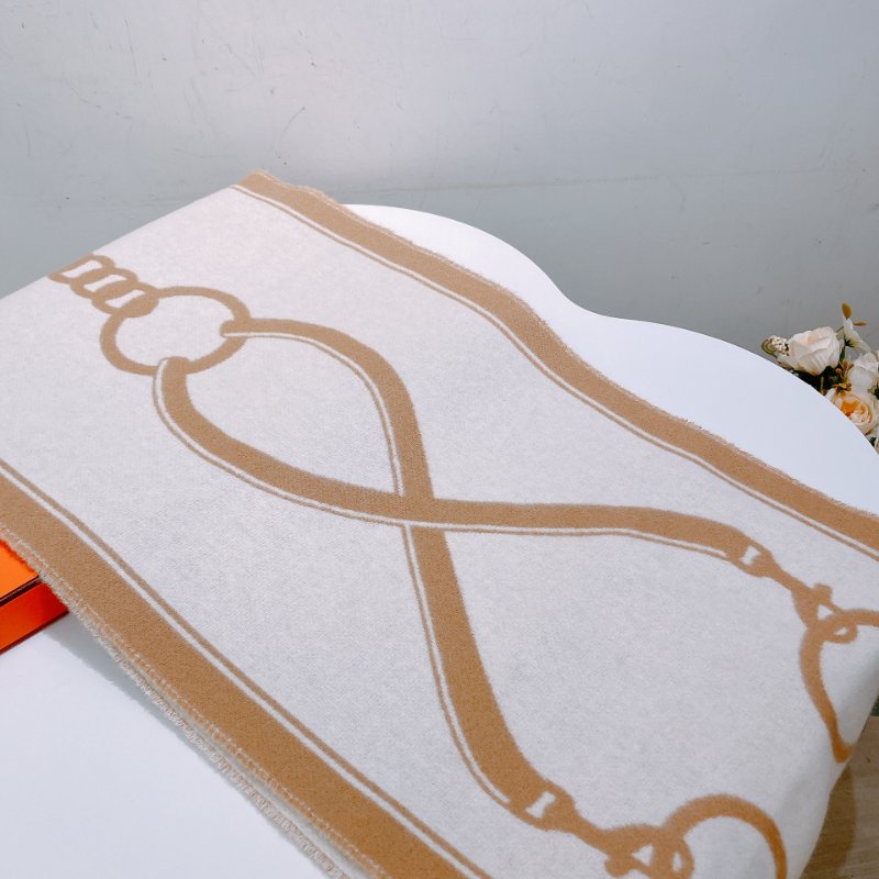 TW4733 Hermes 愛馬仕100%羊絨圍巾 Casaque Mors Scarf 30 x 160 cm-3