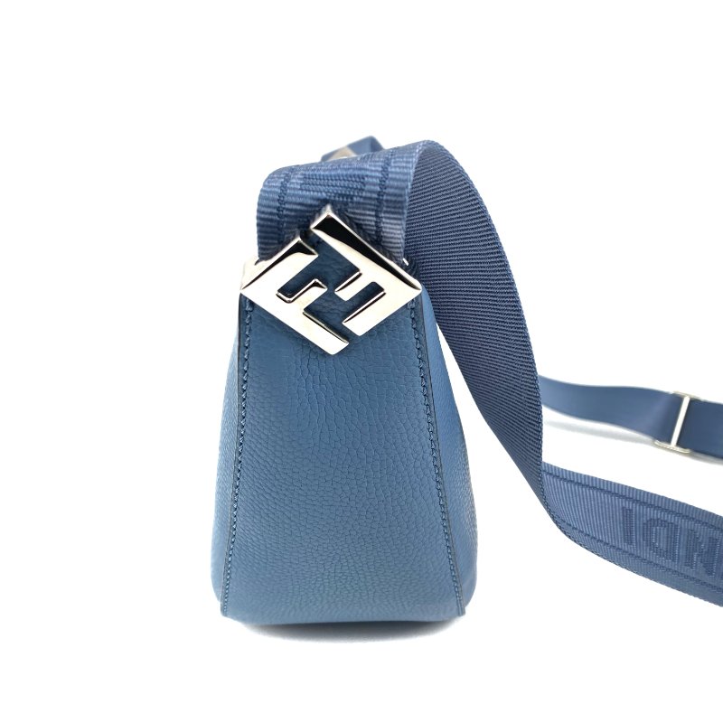 △ Fendi 芬迪 Melon Blue Calfskin Shoulder Bag 7VA635 藍色小牛皮肩背袋 -267000374-3