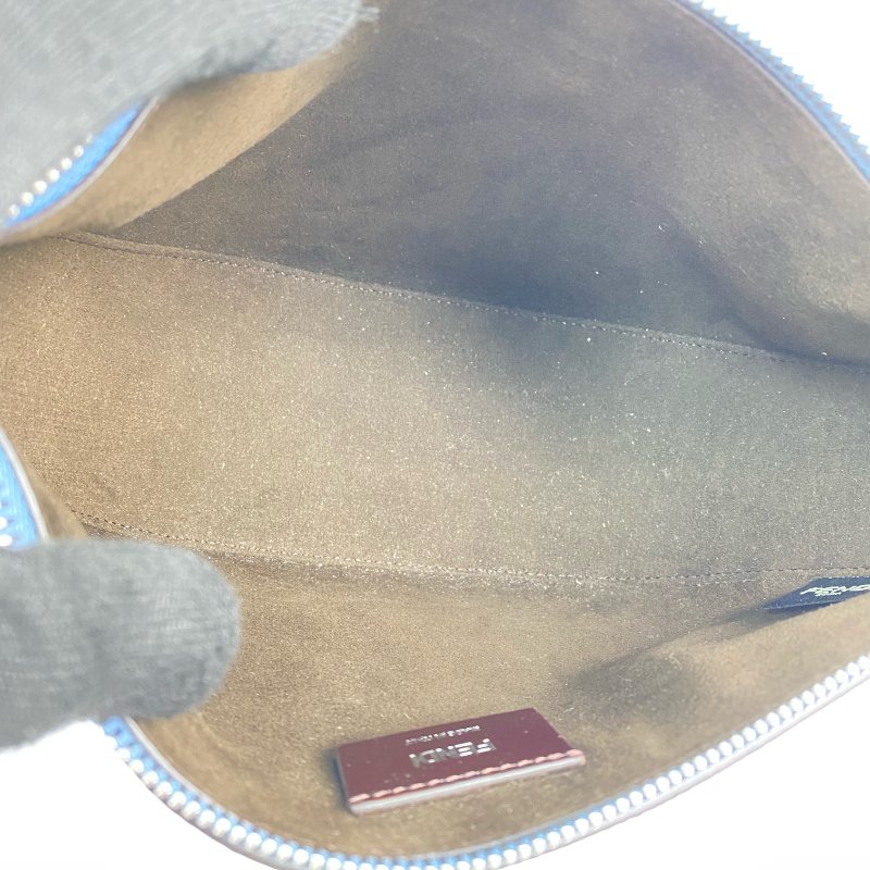 △ Fendi 芬迪 Melon Blue Calfskin Shoulder Bag 7VA635 藍色小牛皮肩背袋 -267000374-13