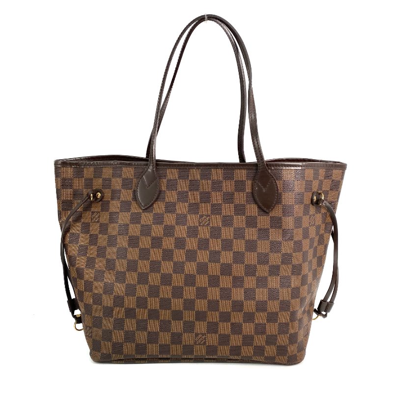△ Louis Vuitton 路易威登 Neverfull Brown Coated Canvas Damier Tote Bag N51105 啡色塗層帆布經典棋盤格紋托特袋 N51105 -267000651-2