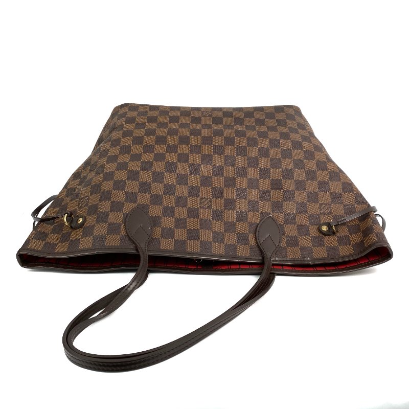 △ Louis Vuitton 路易威登 Neverfull Brown Coated Canvas Damier Tote Bag N51105 啡色塗層帆布經典棋盤格紋托特袋 N51105 -267000651-6