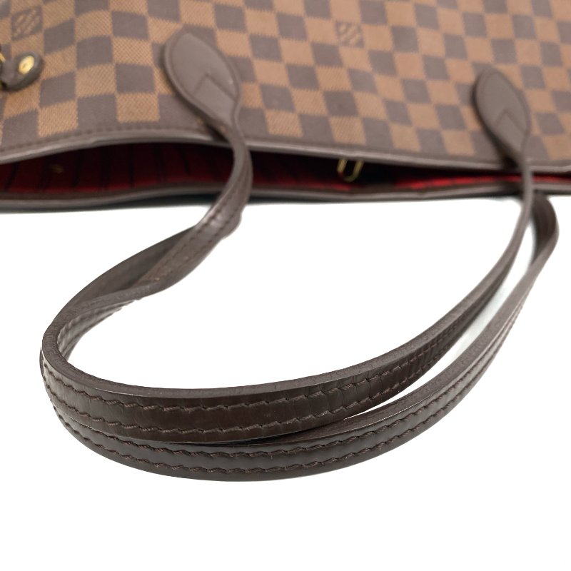 △ Louis Vuitton 路易威登 Neverfull Brown Coated Canvas Damier Tote Bag N51105 啡色塗層帆布經典棋盤格紋托特袋 N51105 -267000651-7