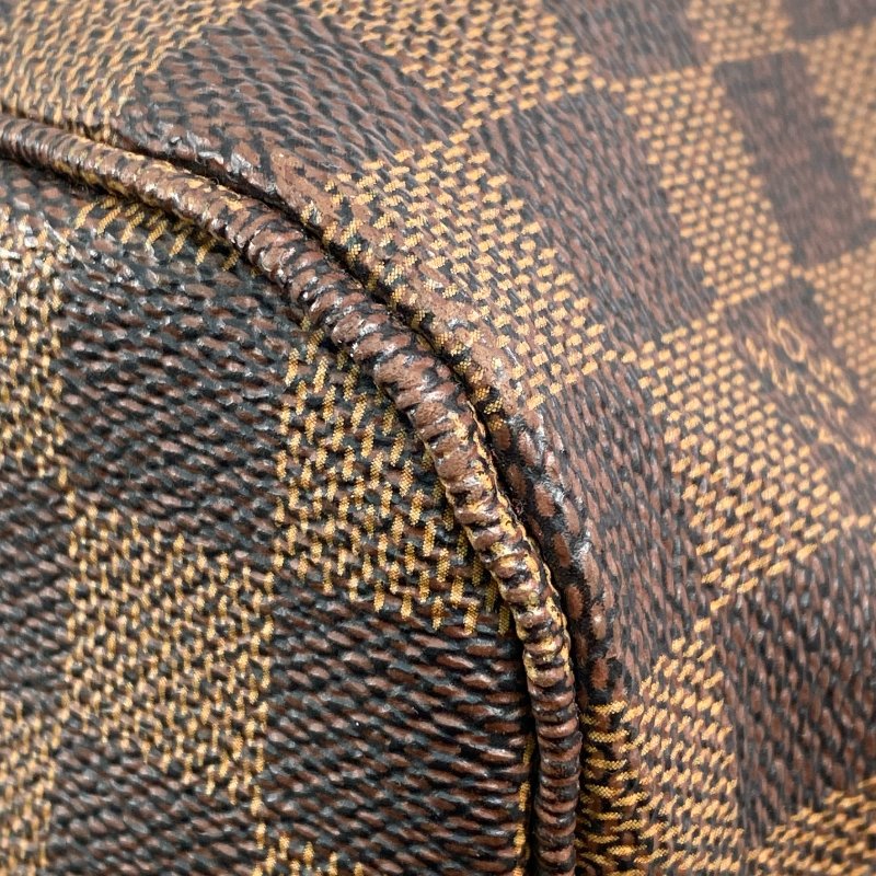 △ Louis Vuitton 路易威登 Neverfull Brown Coated Canvas Damier Tote Bag N51105 啡色塗層帆布經典棋盤格紋托特袋 N51105 -267000651-11