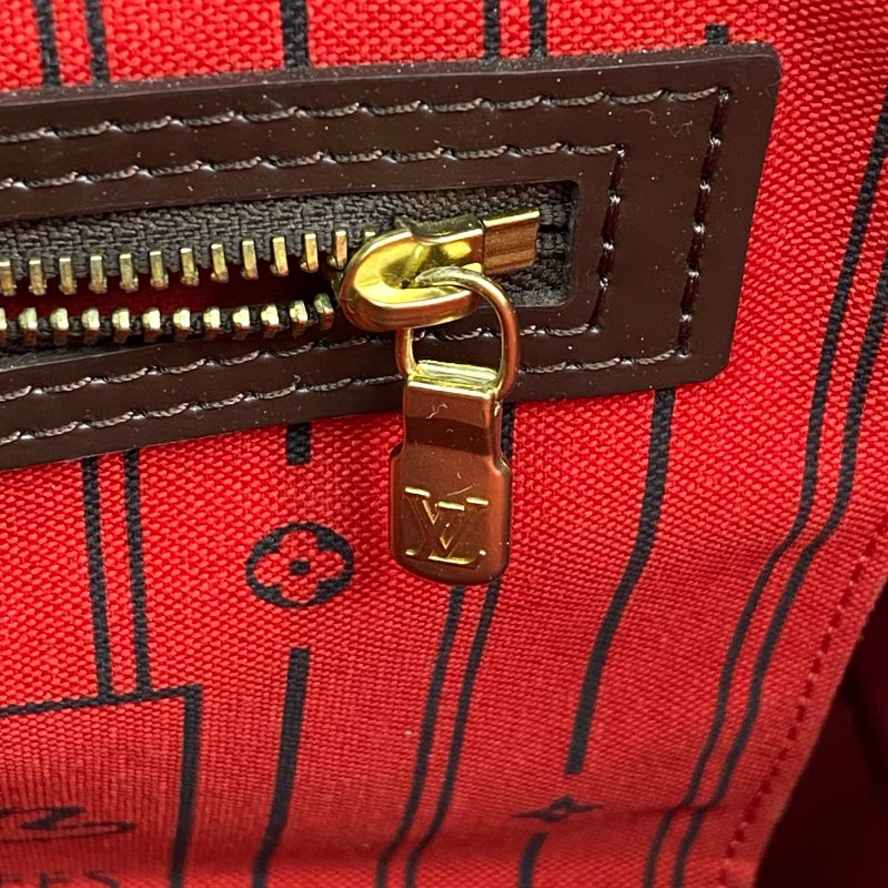 △ Louis Vuitton 路易威登 Neverfull Brown Coated Canvas Damier Tote Bag N51105 啡色塗層帆布經典棋盤格紋托特袋 N51105 -267000651-15