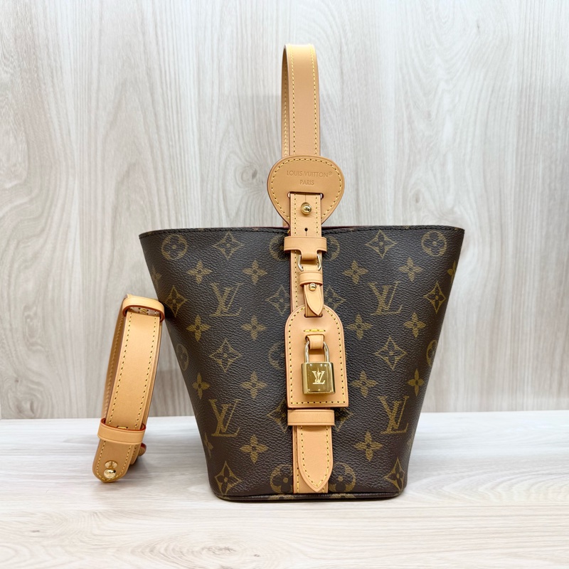 LV原花金釦ALL In BB手提斜背包 M12925-3