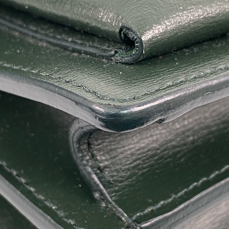 △ Saint Laurent 聖羅蘭 Sunset Green Calfskin Chain Shoulder Bag 綠色小牛皮鏈條肩背袋 -267001391-8