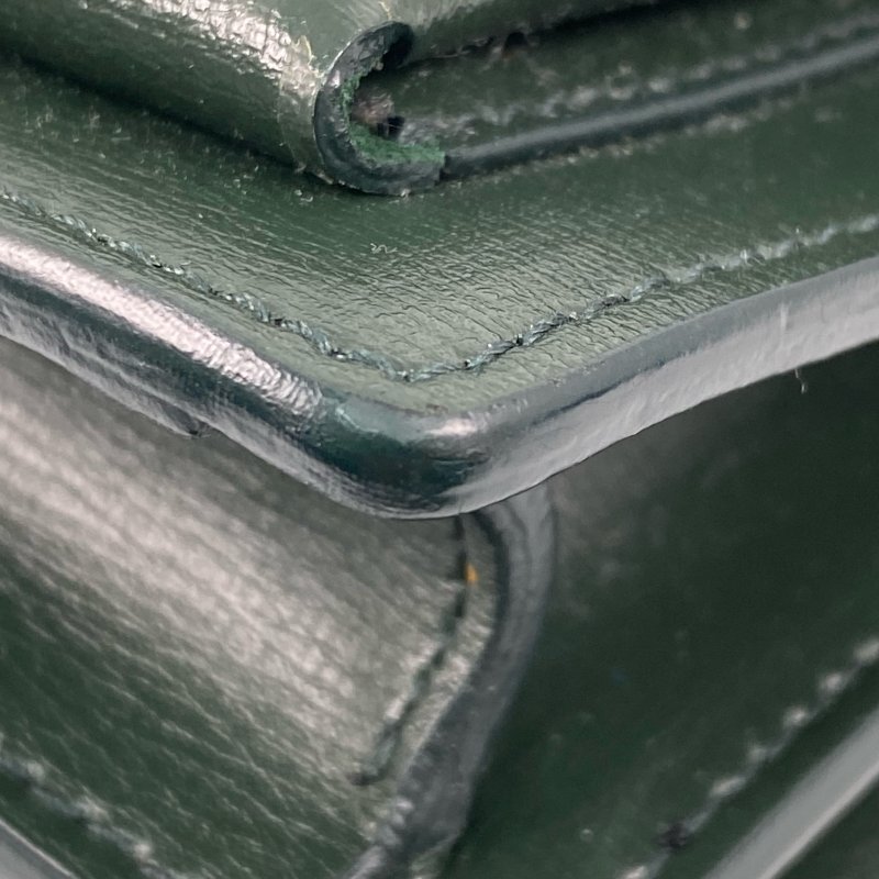 △ Saint Laurent 聖羅蘭 Sunset Green Calfskin Chain Shoulder Bag 綠色小牛皮鏈條肩背袋 -267001391-9